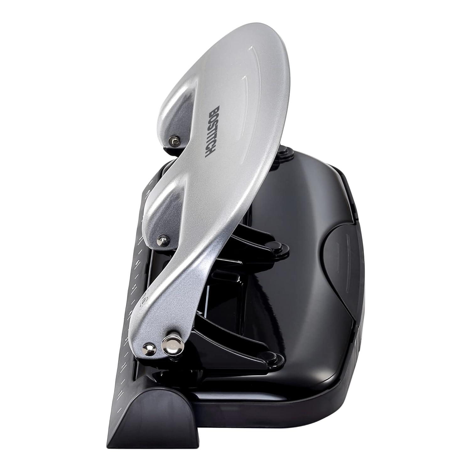 PaperPro Bostitch Office EZ Squeeze 3-Hole Punch - 20 Sheet Capacity, Easy Punching, Jam-Free Technology - Silver