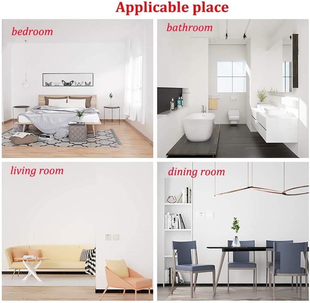 Peel and Stick Wallpaper Roll 197"x17.7", Waterproof White Contact Paper for Wall Kitchen - Self-Adhesive Vinyl Decorative Wallpaper