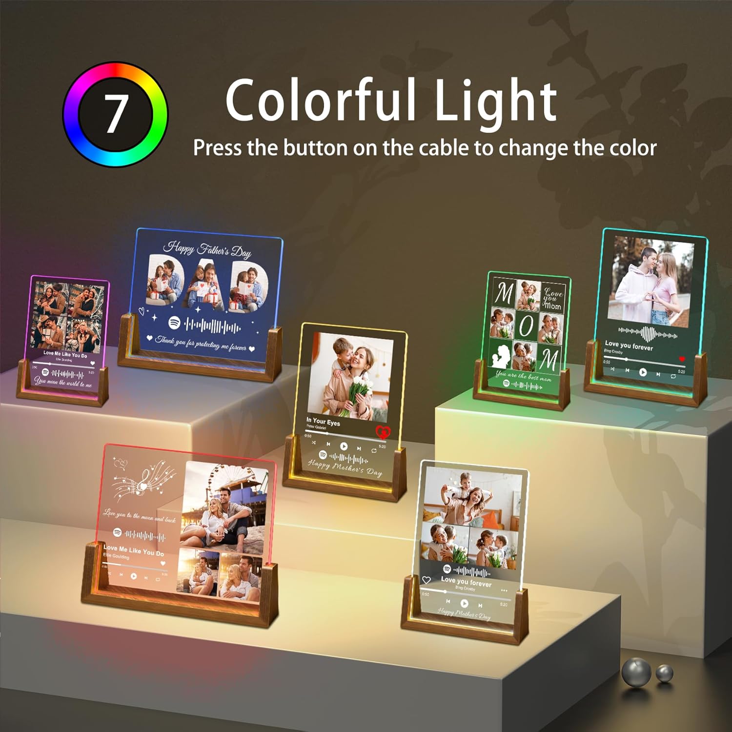 Personalized Spotify Plaque Gift for Mom | Custom Birthday Present for Her - Best Mom Ever!