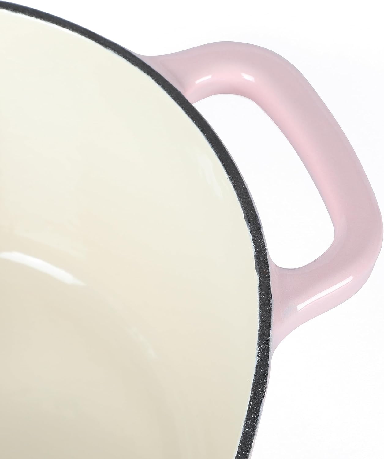 Pink Heart Shaped 2-Quart Enamel Cast Iron Dutch Oven by Martha Stewart - Cooking Essential