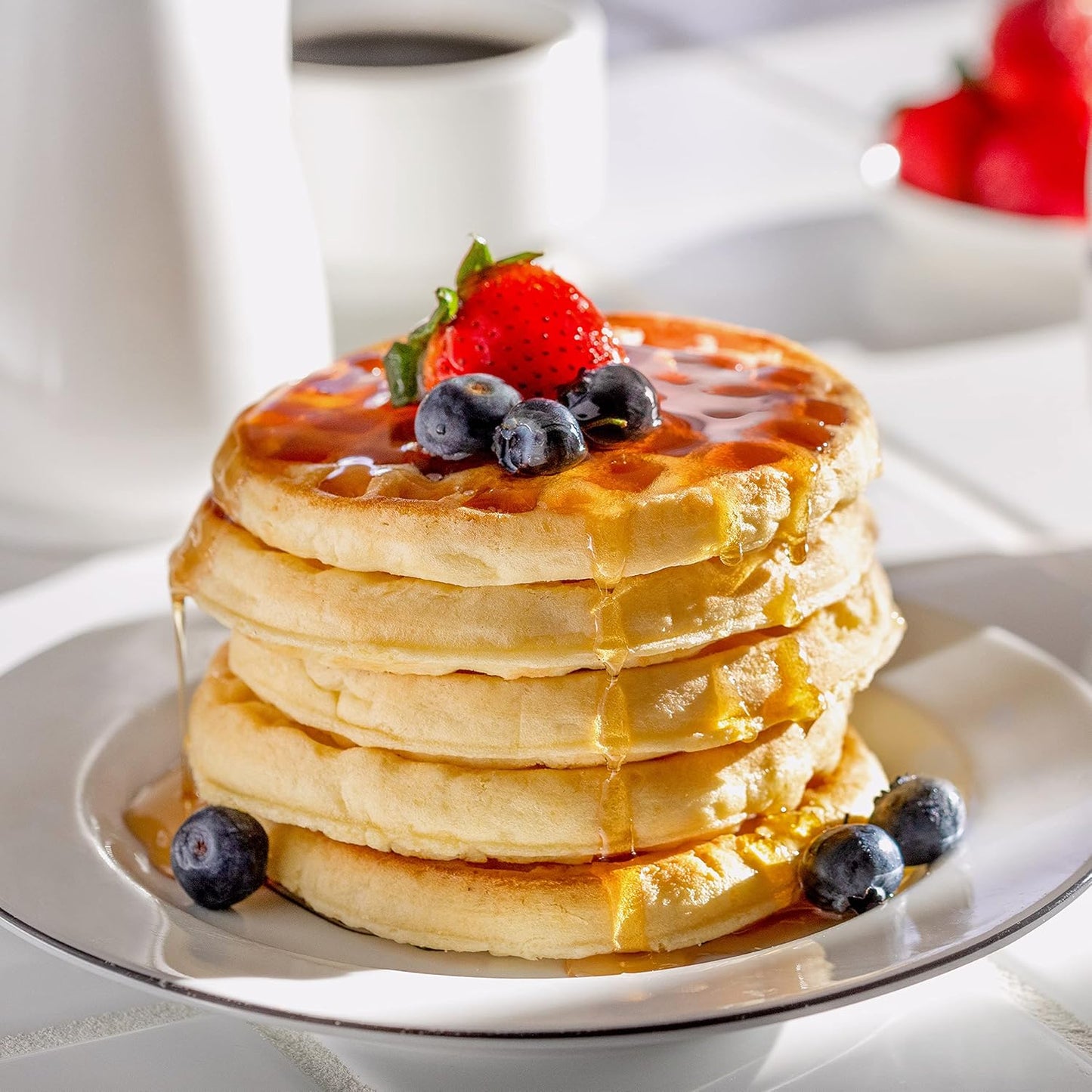 Pink Nostalgia MyMini Waffle Maker with 5-Inch Cooking Surface - Perfect for Hash Browns, French Toast, Grilled Cheese, Quesadillas, Brownies, and Cookies!