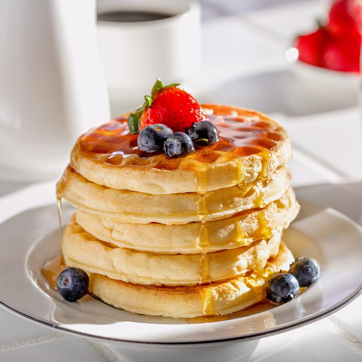 Pink Nostalgia MyMini Waffle Maker with 5-Inch Cooking Surface - Perfect for Hash Browns, French Toast, Grilled Cheese, Quesadillas, Brownies, and Cookies!