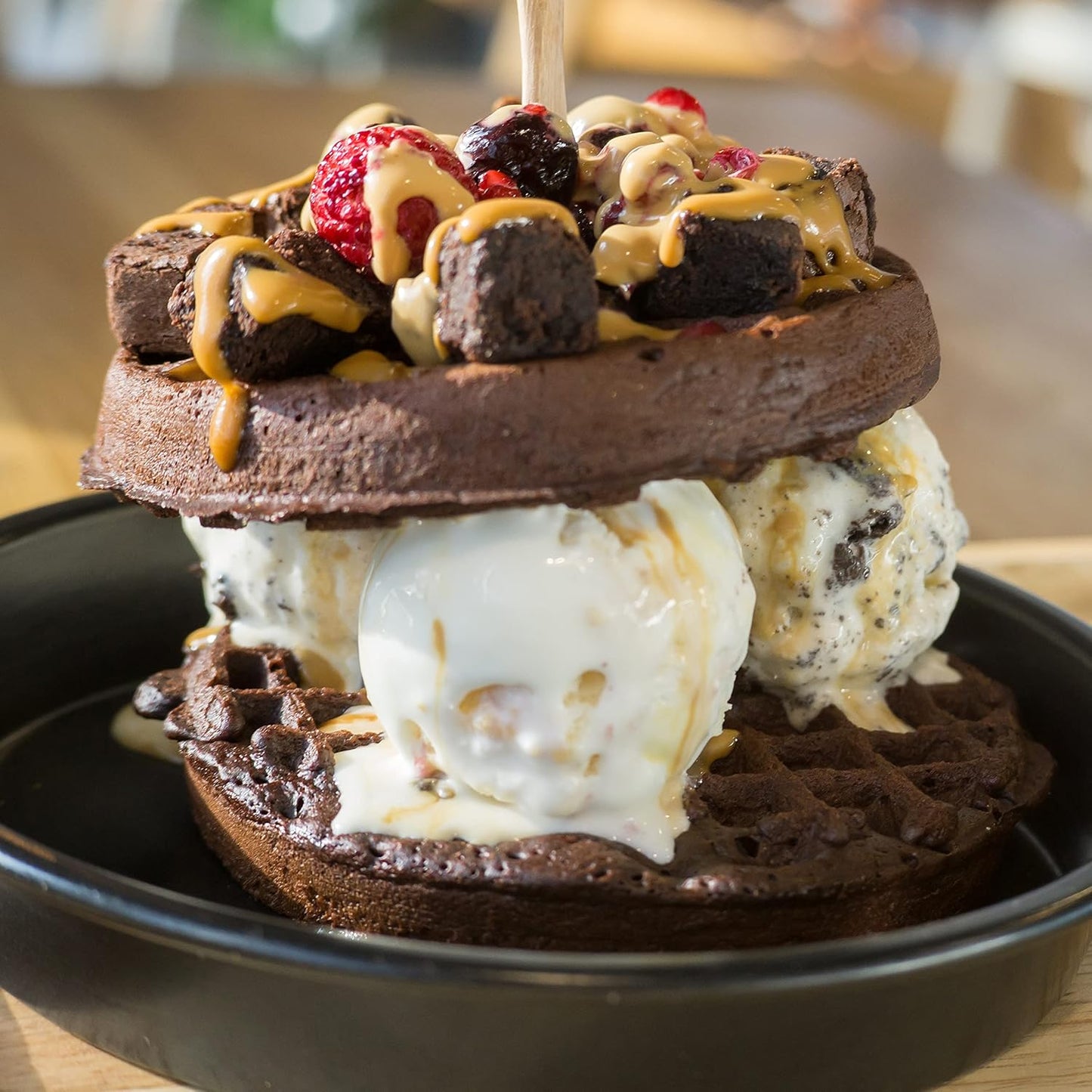 Pink Nostalgia MyMini Waffle Maker with 5-Inch Cooking Surface - Perfect for Hash Browns, French Toast, Grilled Cheese, Quesadillas, Brownies, and Cookies!