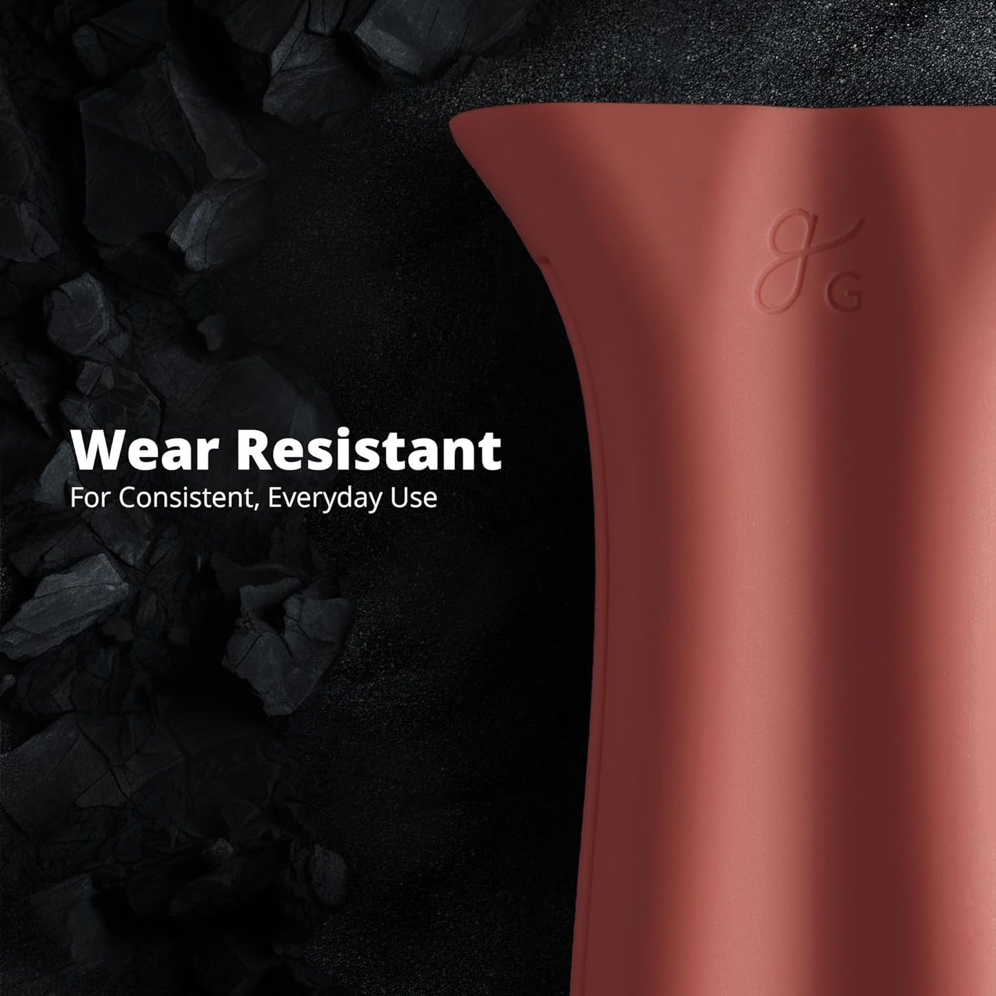 Pink Silicone Handle Cover for Greater Goods Cast Iron Skillet and Griddle