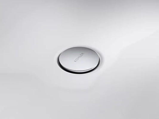 Polished Chrome Kohler RH1274364-CP Clicker Drain with Overflow - Easy Installation and Durability