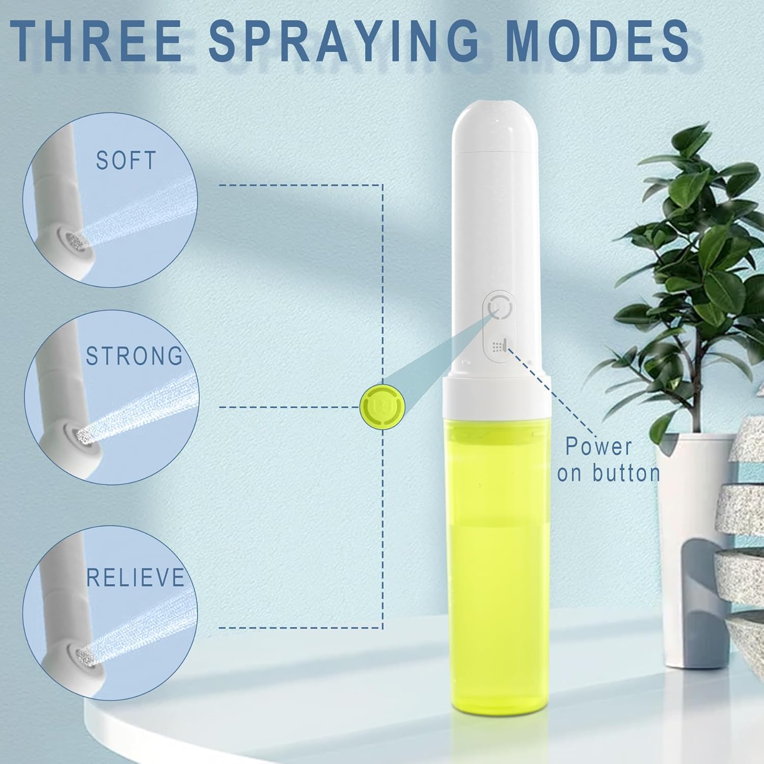 Portable Bidet with 3 Water Spray Modes, USB Rechargeable Handheld Sprayer for Women and Men - High Pressure Personal Hygiene Tool for Travel and Postpartum Care