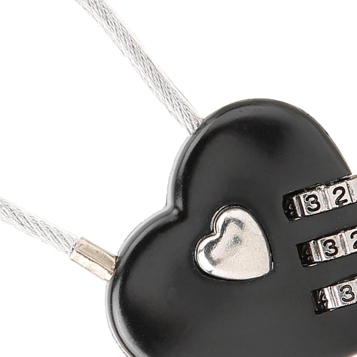 Portable Black Luggage Bag Lock with Easy Reset Password for Jewelry Box - WGFOIP Security Lock