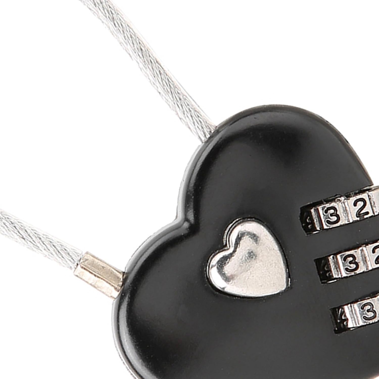 Portable Black Luggage Bag Lock with Easy Reset Password for Jewelry Box - WGFOIP Security Lock