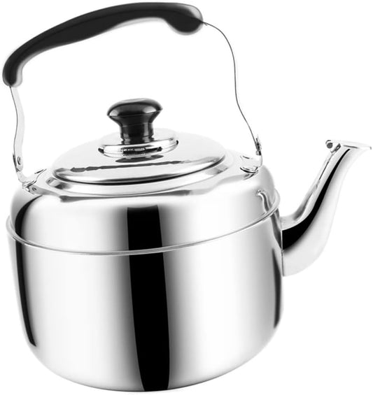 Portable Electric Gooseneck Kettle with Clear Water Jug for Caravan and Travel - Stainless Steel Black Kitchen Gadget
