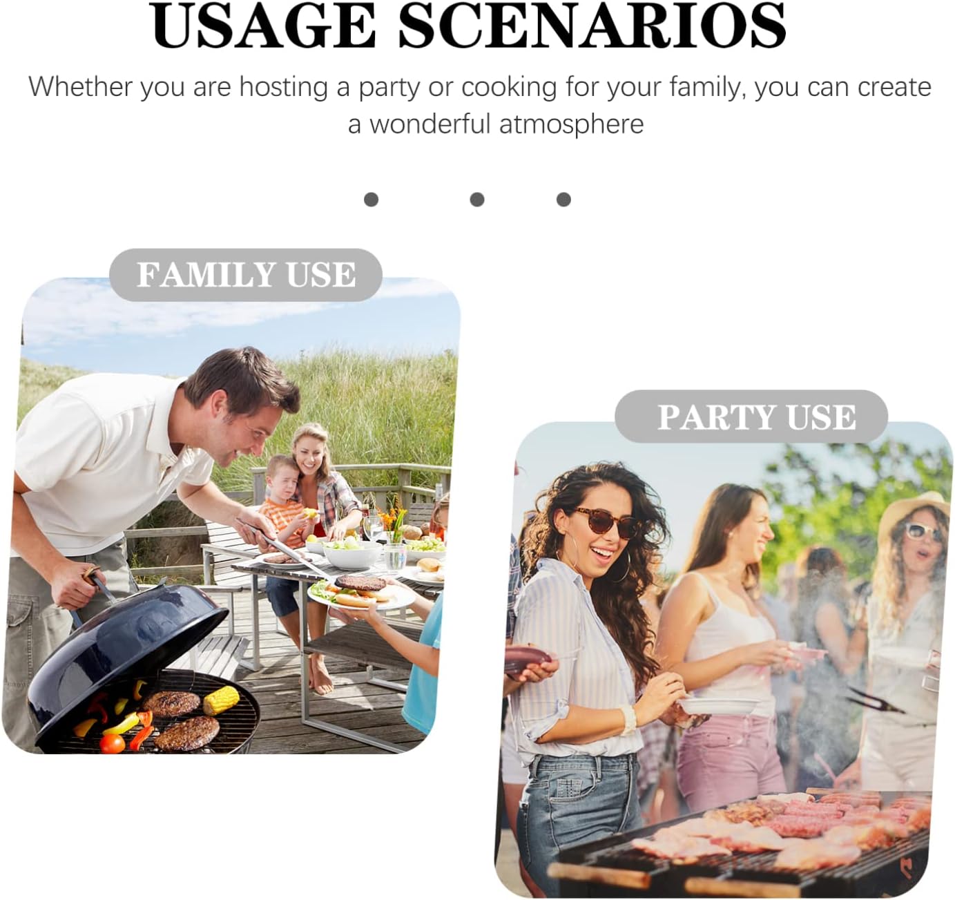 Portable Gas Grill Griddle Pan with Nonstick Cast Iron Surface for Stove or Baking