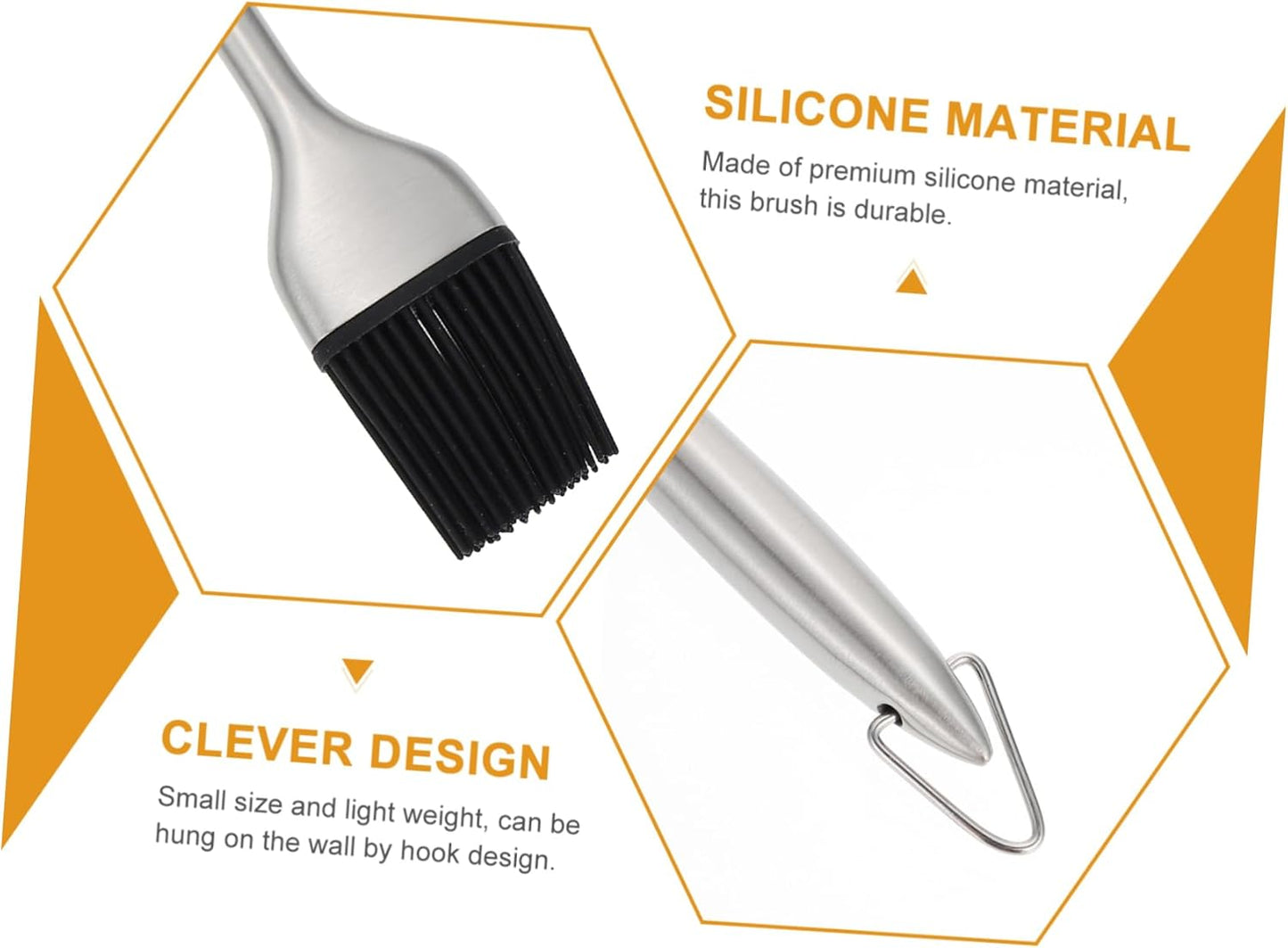 Portable Grill Set with Barbecue Brush, Oil Dispenser, Oven Mitts, and More - Silver Cookware Pan Organizer for Frying Cooker Rack