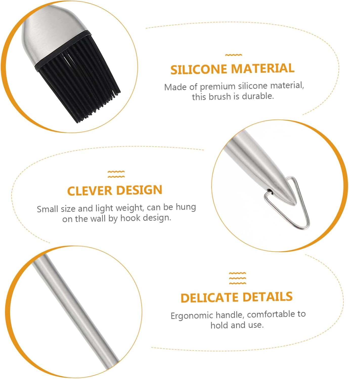 Portable Grill Set with Barbecue Brush, Oil Dispenser, Oven Mitts, and More - Silver Cookware Pan Organizer for Frying Cooker Rack