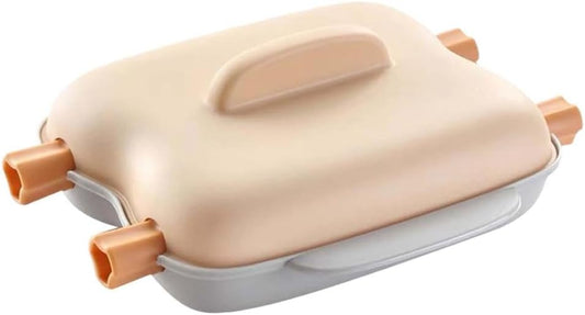 Portable Microwave Corn Steamer with Lid and Handle - Easy Cooking Tool for Corn on the Cob - Ideal for Kitchen, Office, Dorm - Patented Design