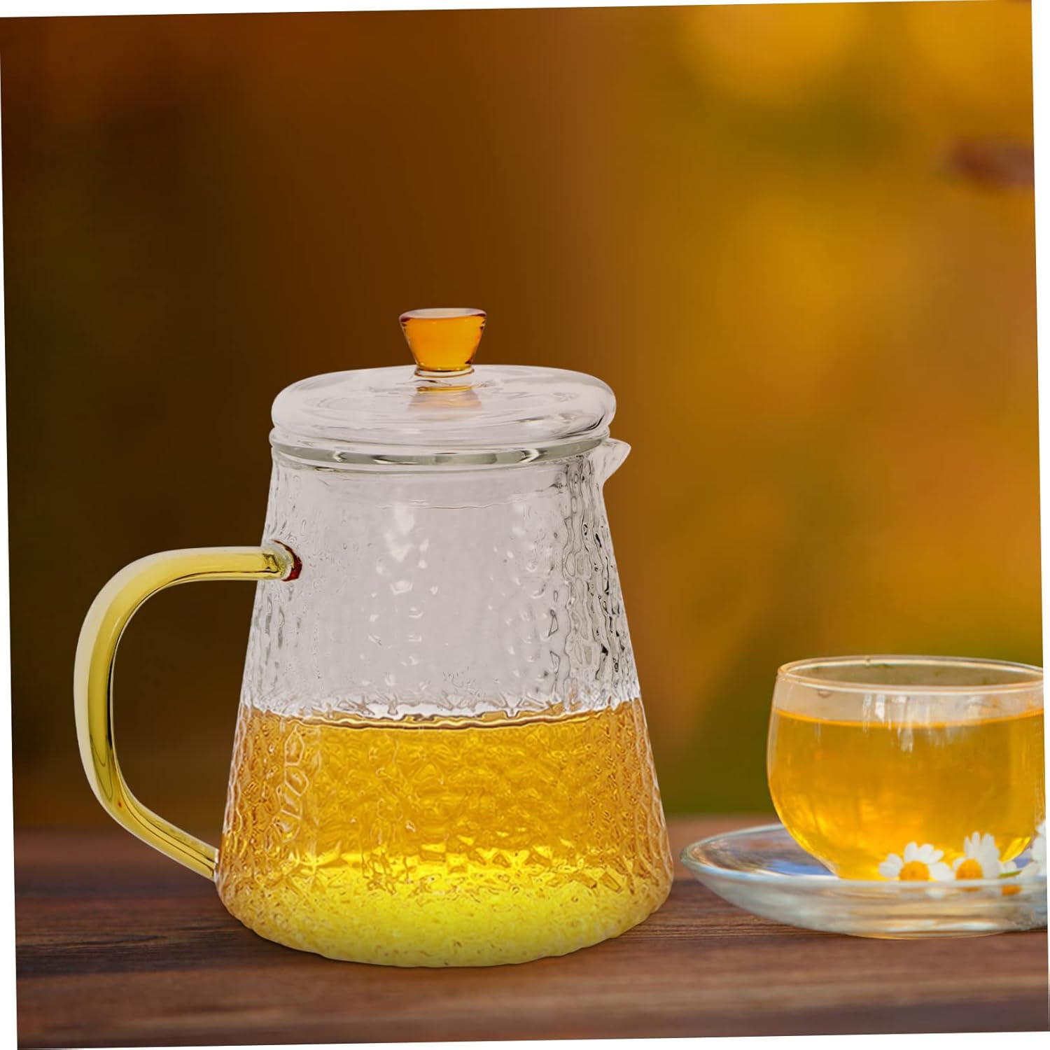 Portable Retro Kettle Tea and Coffee Maker with Glass Pitcher