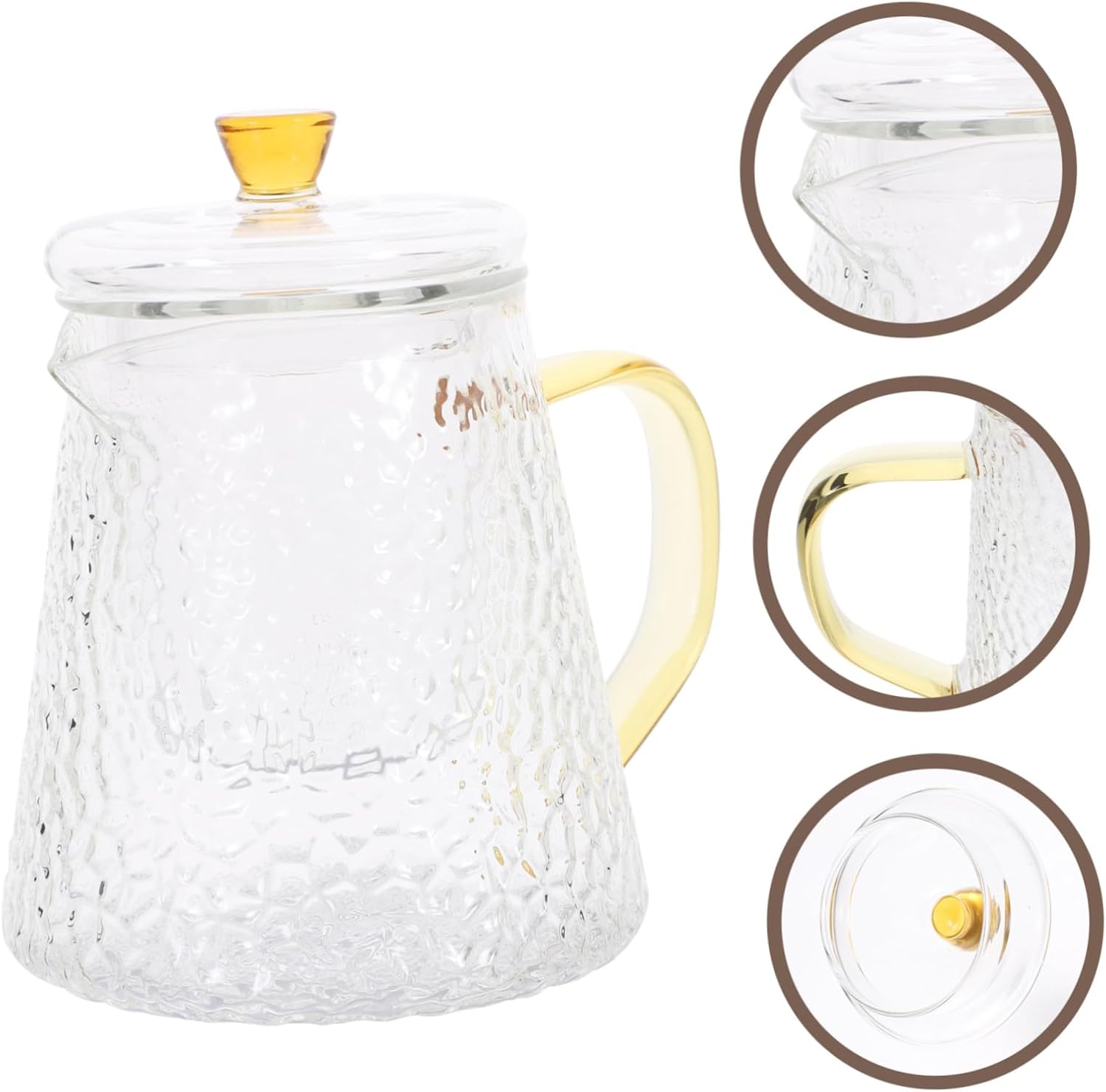 Portable Retro Kettle Tea and Coffee Maker with Glass Pitcher
