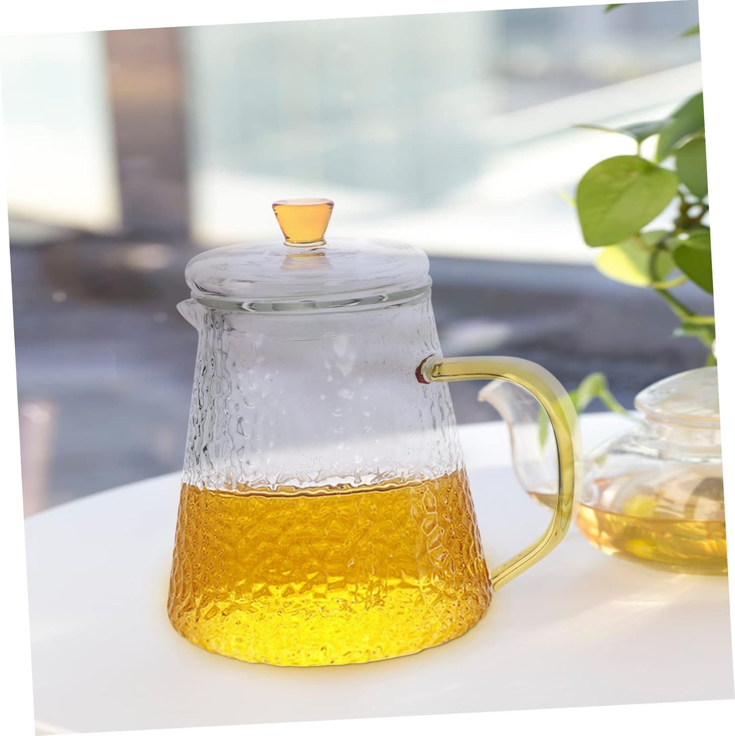 Portable Retro Kettle Tea and Coffee Maker with Glass Pitcher