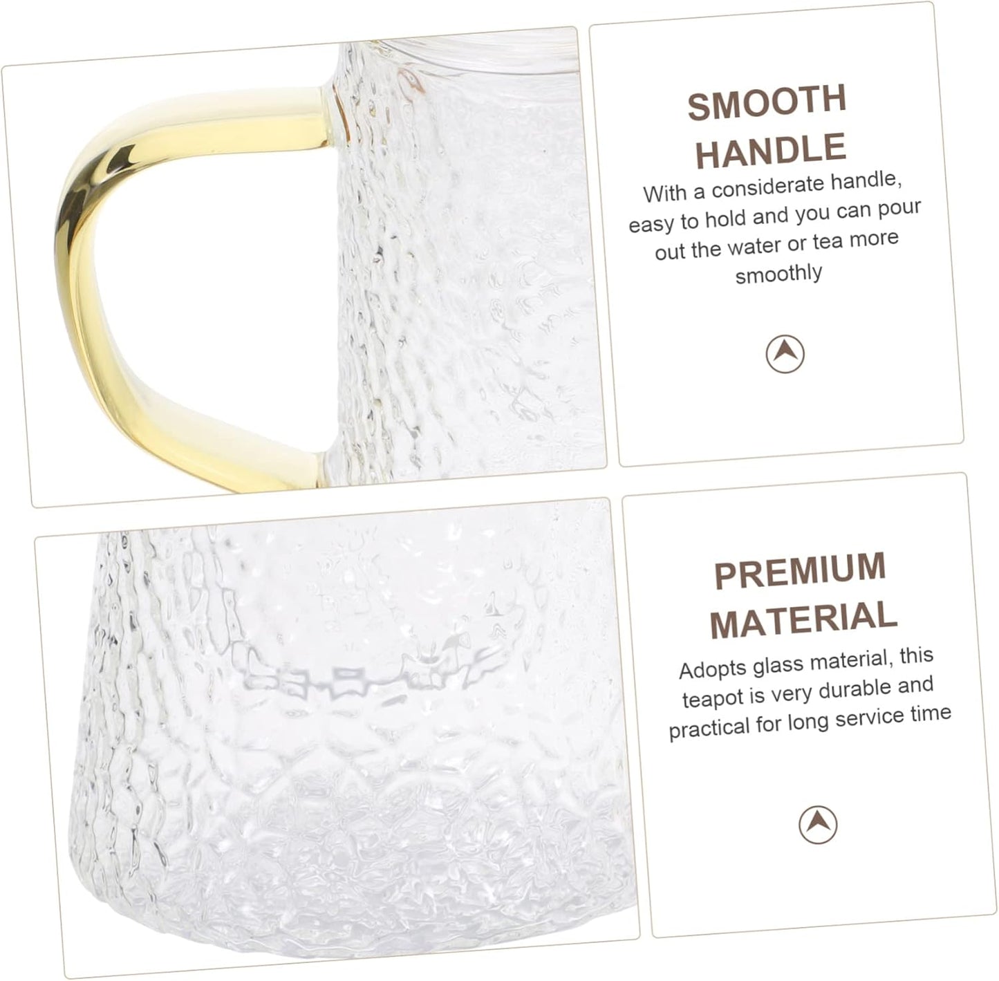 Portable Retro Kettle Tea and Coffee Maker with Glass Pitcher