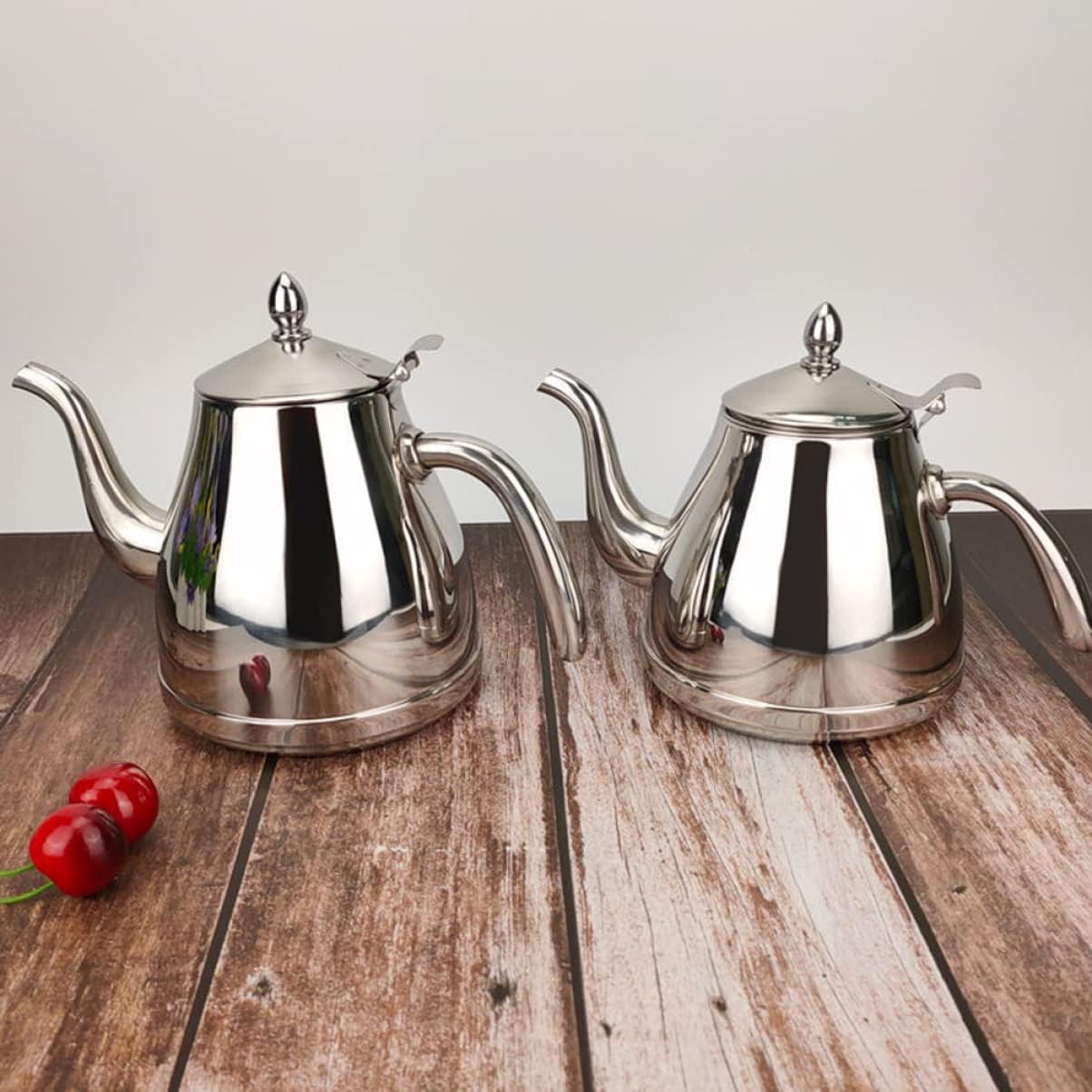 Portable Stainless Steel Kettle for Gas Stove - Easy to Clean with Anti-Scald Handle