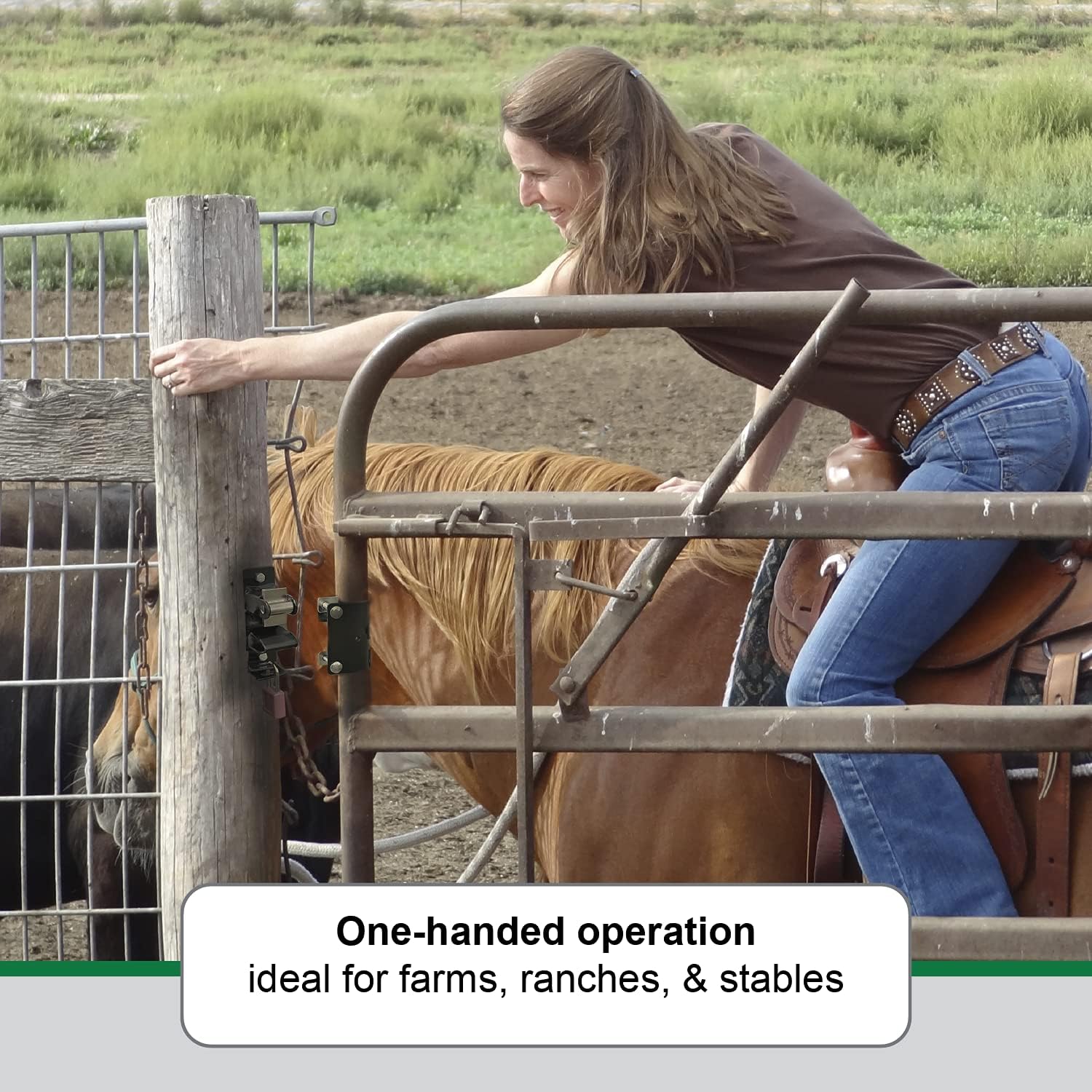 Powerfields Power-Latch Single-Way Gate Latch - Secure Your Gate with Ease