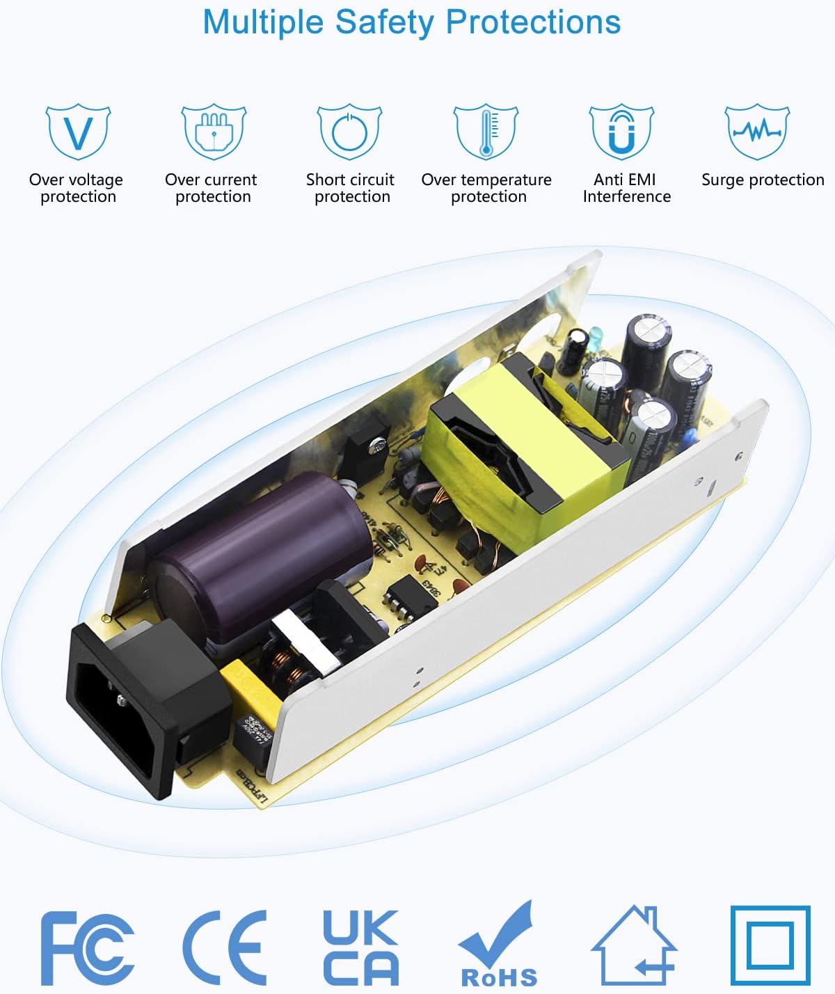 Powerful 110V to 12V 10A 120W Car Cigarette Lighter Adapter Power Supply for Car Devices