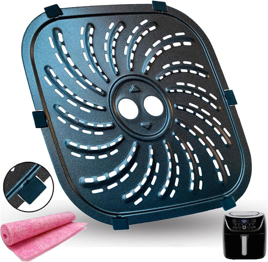 PowerXL Vortex Pro Air Fryer Plus 8QT Nonstick Grill Plate Insert Rack - Dishwasher Safe Grate Grid Shelf for PowerXL 8QT Air Fryers