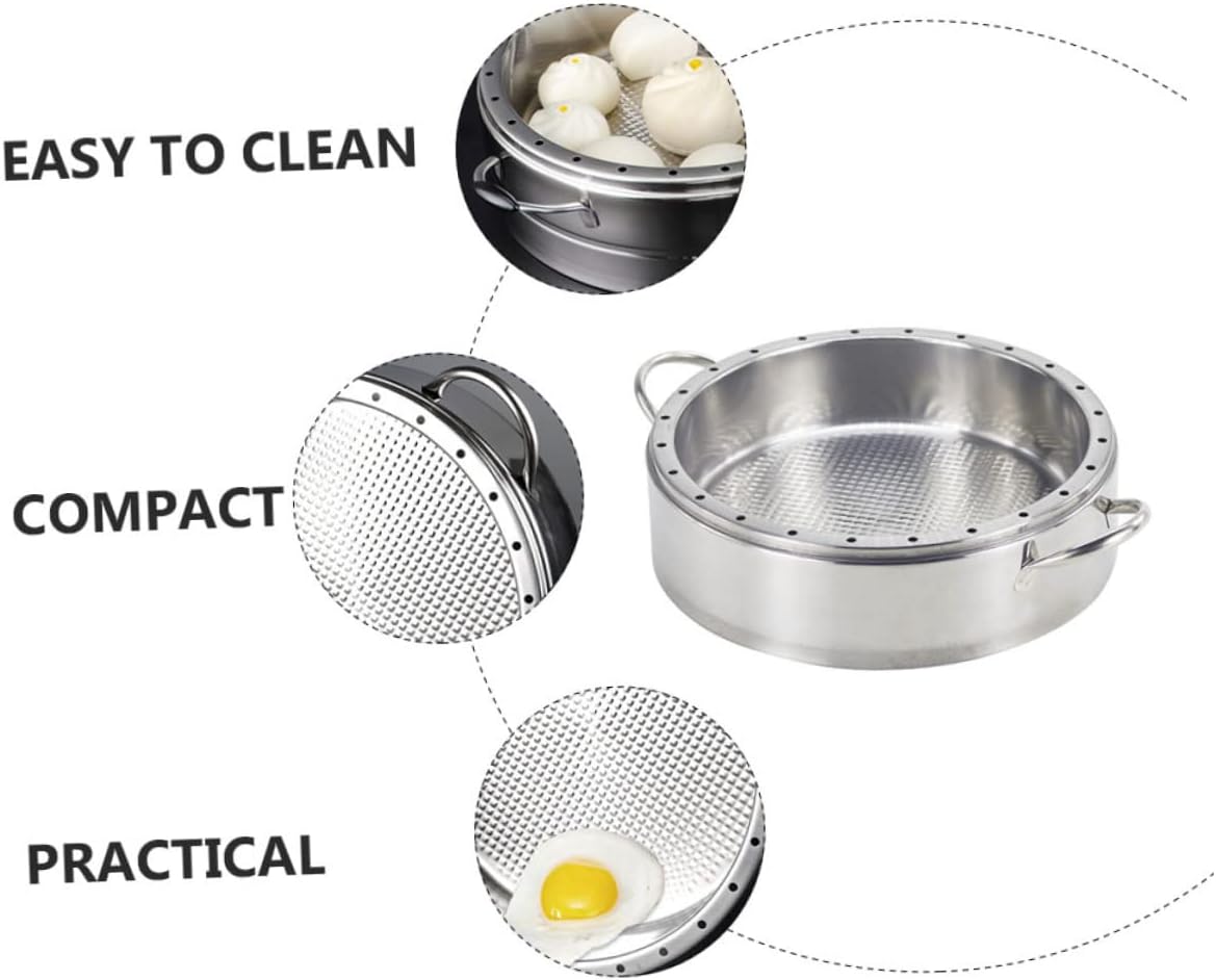 Premium Grade 304 Stainless Steel Steamer Rack - Ideal for Cooking Rice, Eggs, Fish, and Seafood in the Kitchen