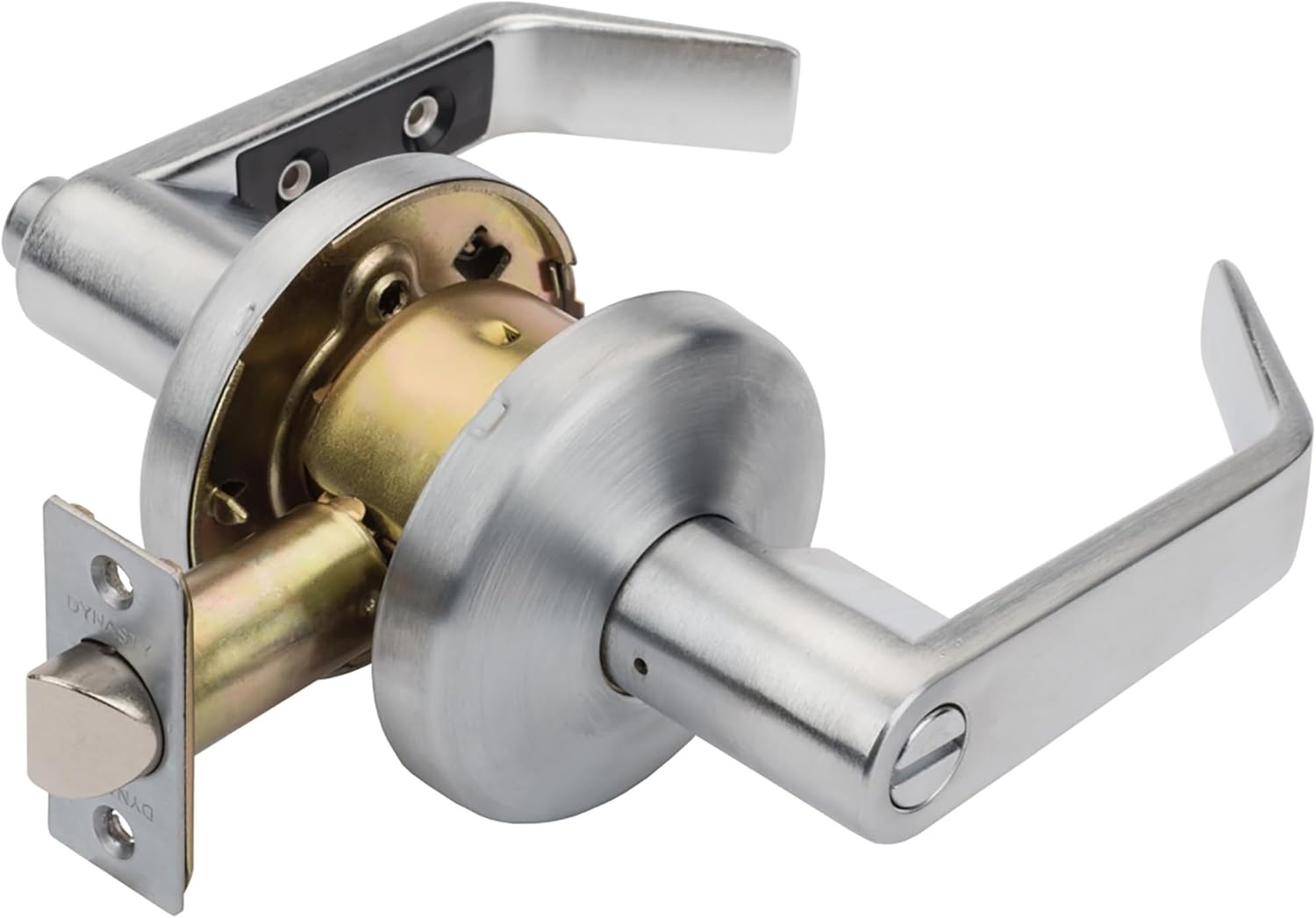 Privacy Door Lock - Dynasty Hardware Austin Medium Duty Commercial in Satin Chrome - WildKart