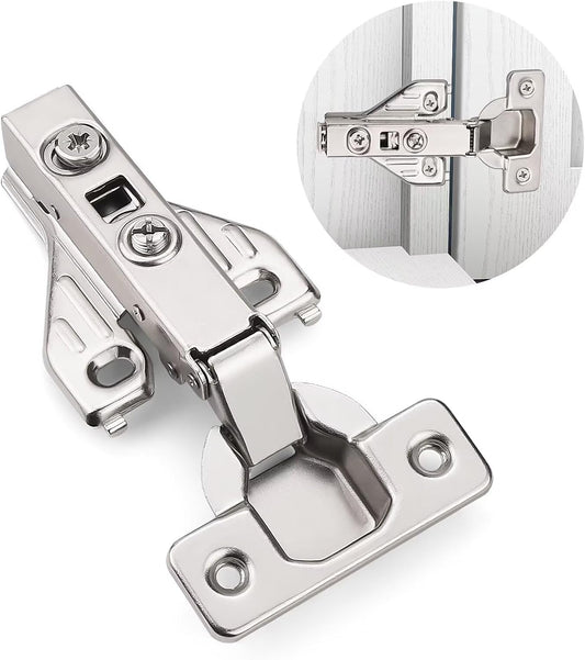 Probrico Soft Closing Full Overlay Cabinet Hinges - Set of 15 Pairs for Kitchen Cabinets