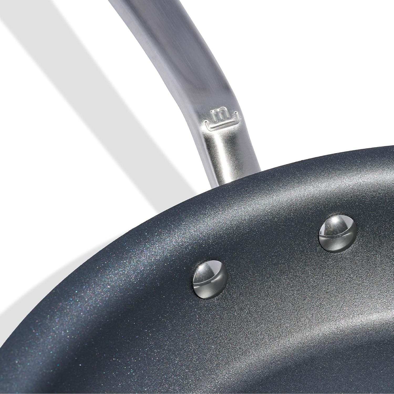 ProCoat 12" Non Stick Frying Pan (Graphite) - 5 Ply Stainless Clad Nonstick - Professional Cookware - Made in USA - Induction Compatible