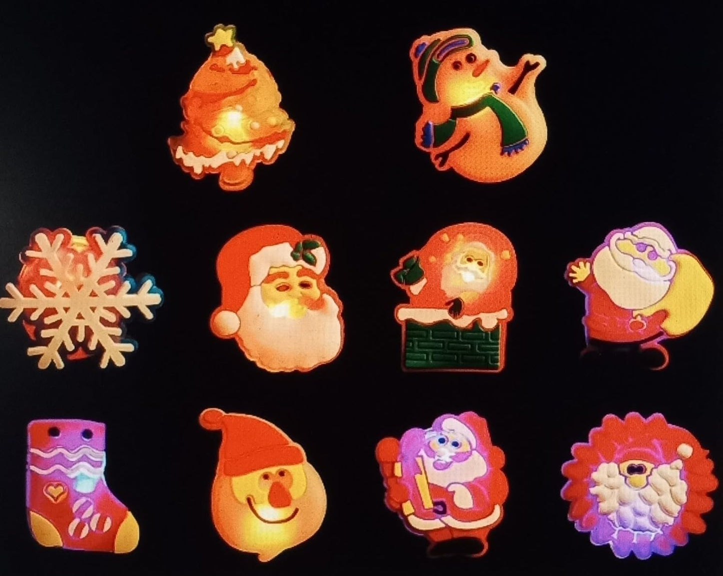 Pumpkin Shaped Glass Jars with Rose Gold Lids, Set of 2 Clear or Orange Jars + Bonus X-Mas Light-Up Ring