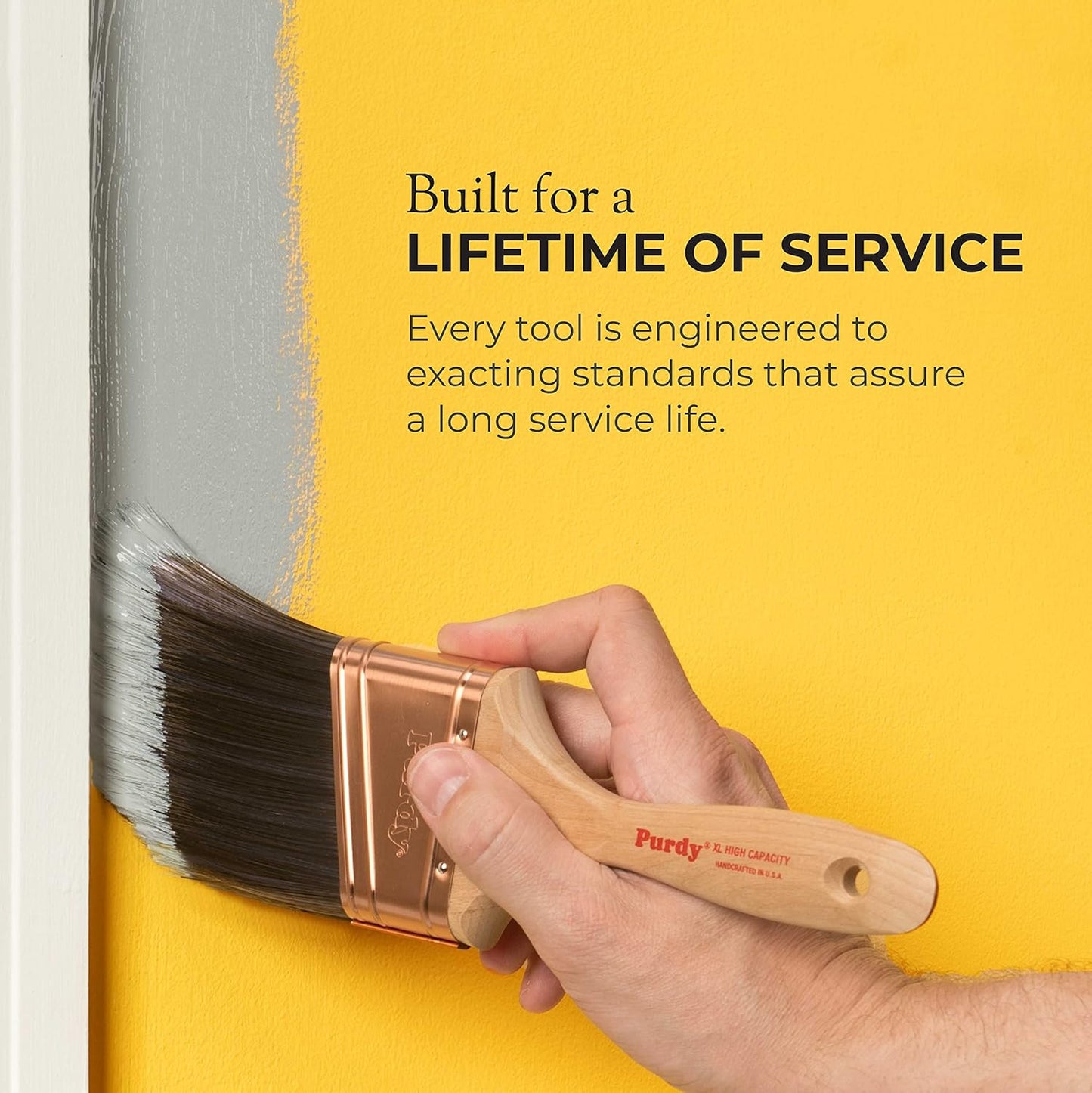 Purdy 144400230 Nylox Swan Paint Brush with 3" Tynex Nylon Bristles