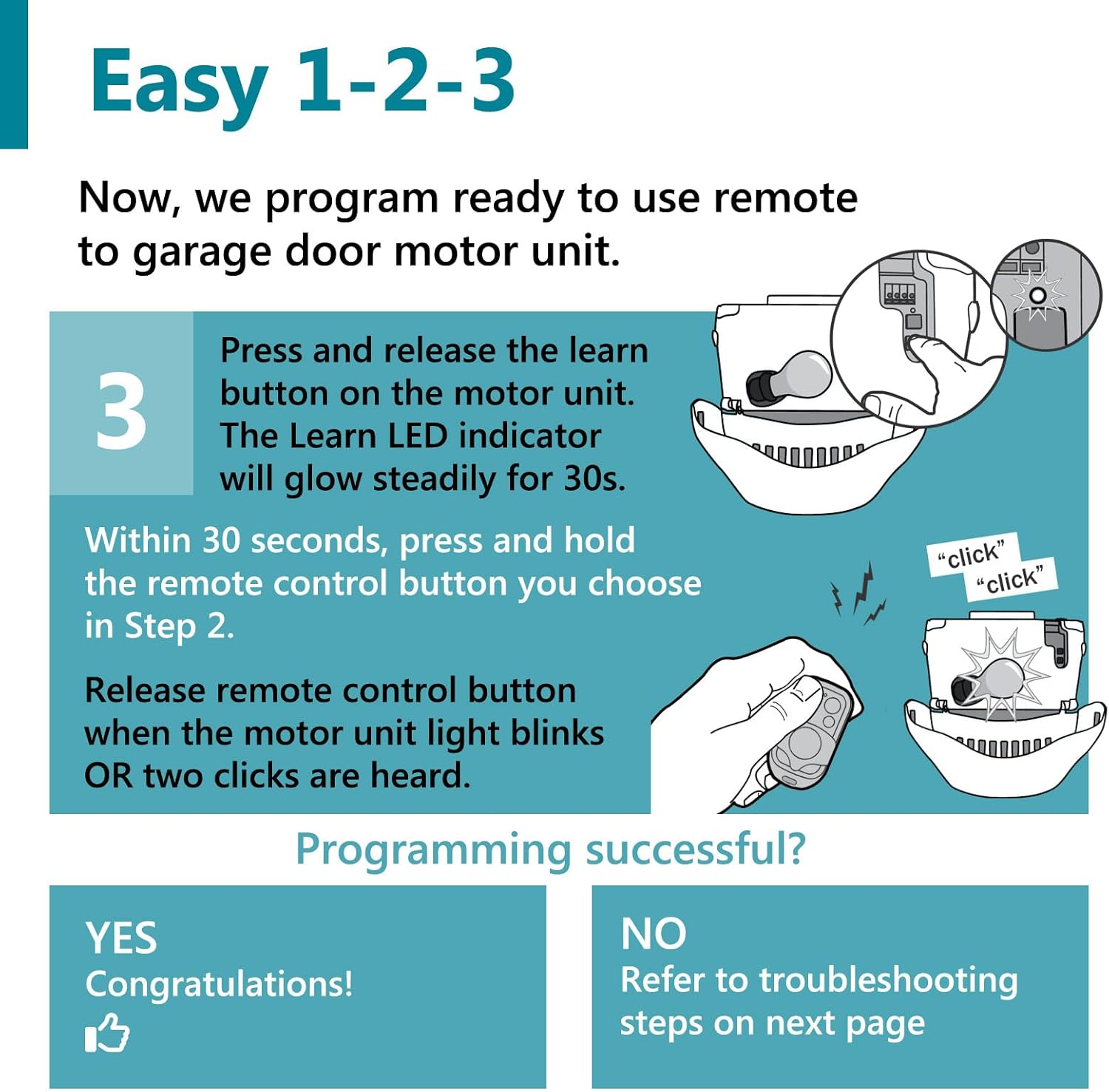 Purple and Red/Orange Keychain Garage Door Opener Remote for LiftMaster Chamberlain Craftsman - Solidremote 371LM 373LM 971LM 973LM with Learn Button