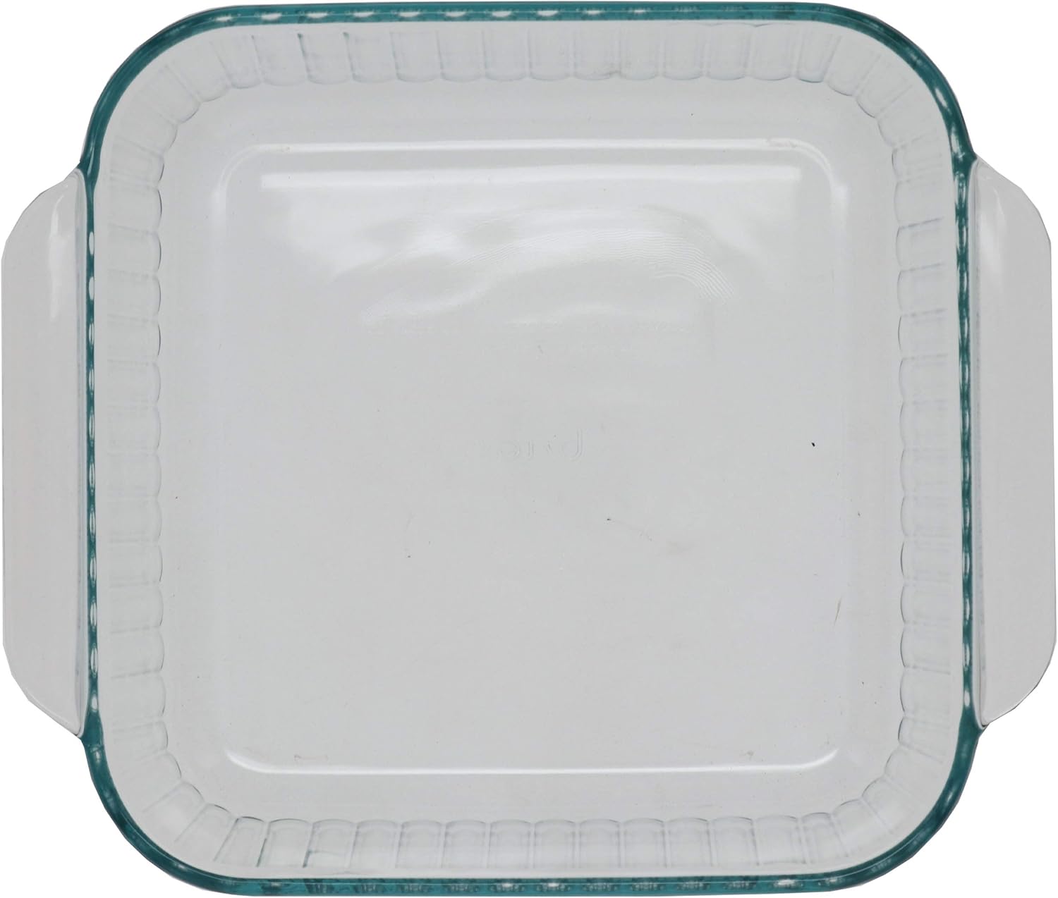 Pyrex 222-SC 8in Clear Glass Baking Dish - American Made Sculpted Bakeware