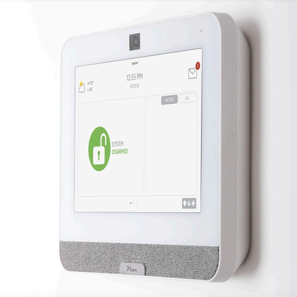 Qolsys IQ Panel 4: Wireless Smart Home Security System Alarm Panel for House Protection and Home Automation - Compatible with Alexa, Window Alarms, Cameras, and More