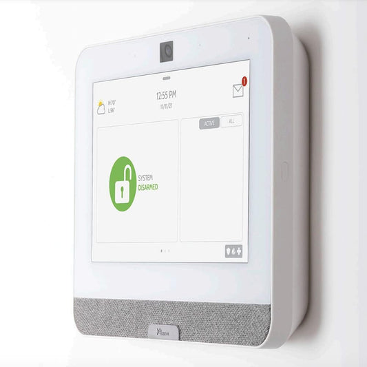 Qolsys IQ Panel 4: Wireless Smart Home Security System Alarm Panel for House Protection and Home Automation - Compatible with Alexa, Window Alarms, Cameras, and More