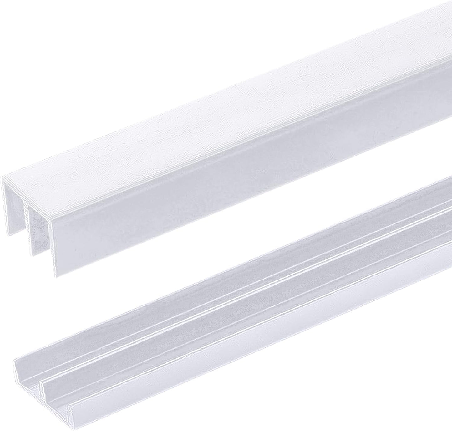Randall Manufacturing Co., Inc Plastic Sliding Door Track - 1/4" Width, White, 4 FT Length