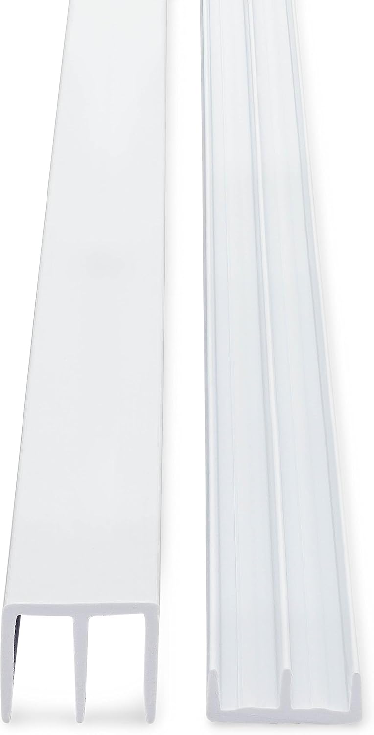 Randall Manufacturing Co., Inc Plastic Sliding Door Track - 1/4" Width, White, 4 FT Length