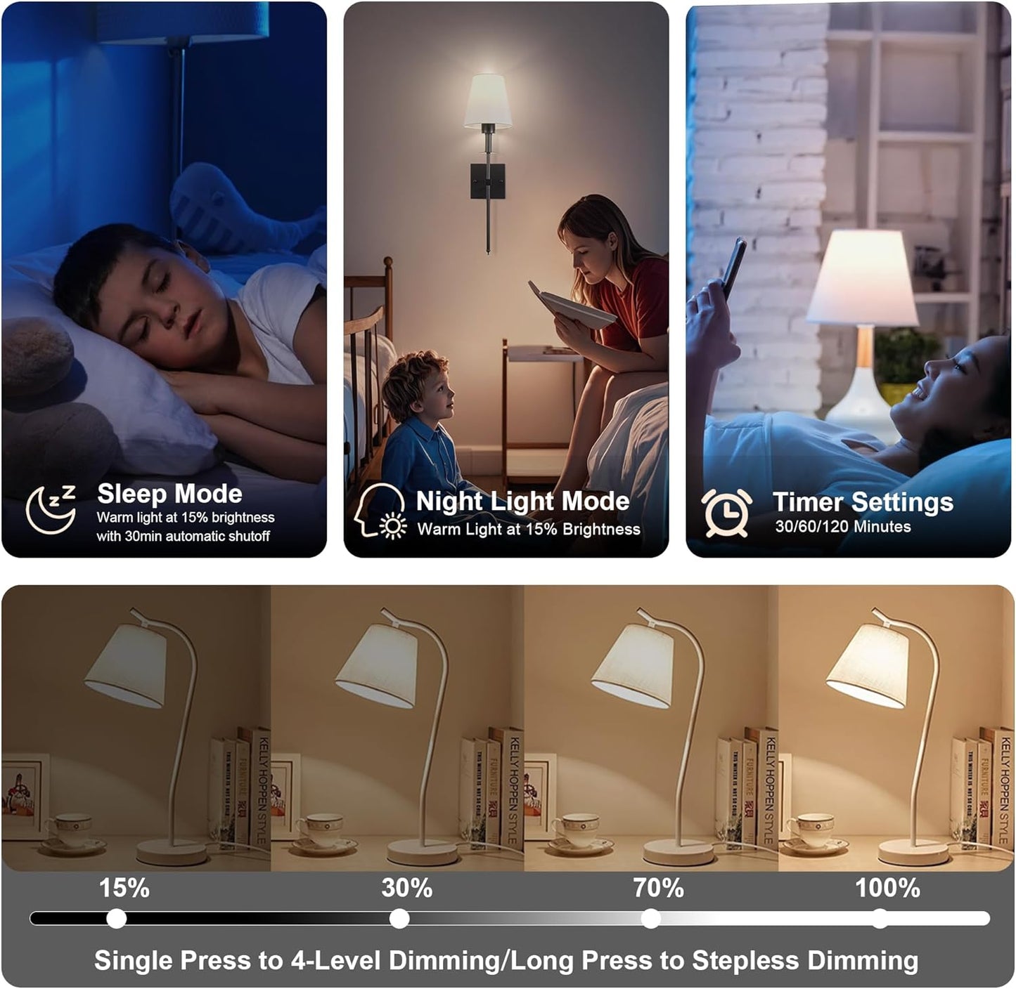 Rechargeable Battery Operated Light Bulb with Remote Control - 60W Equivalent LED Bulb - 4 Color Temperatures - Emergency Light - Indoor/Outdoor Lighting