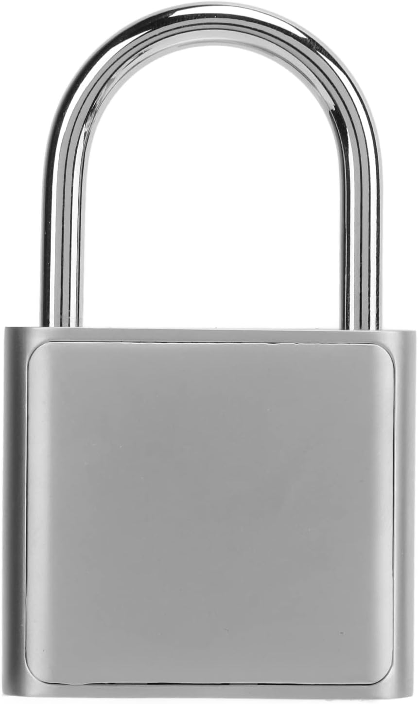 Rechargeable USB Fingerprint Padlock - Smart Anti Theft Lock for Cabinet, Yard, Warehouse - Quick Unlock Technology