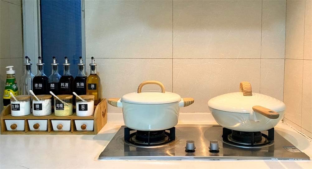 Red Cookware Set with Soup Pot, Stew Cooking Pots, Induction Cooker Casserole, Saucepan, Double Boiler, Steamer, and Frying Pan