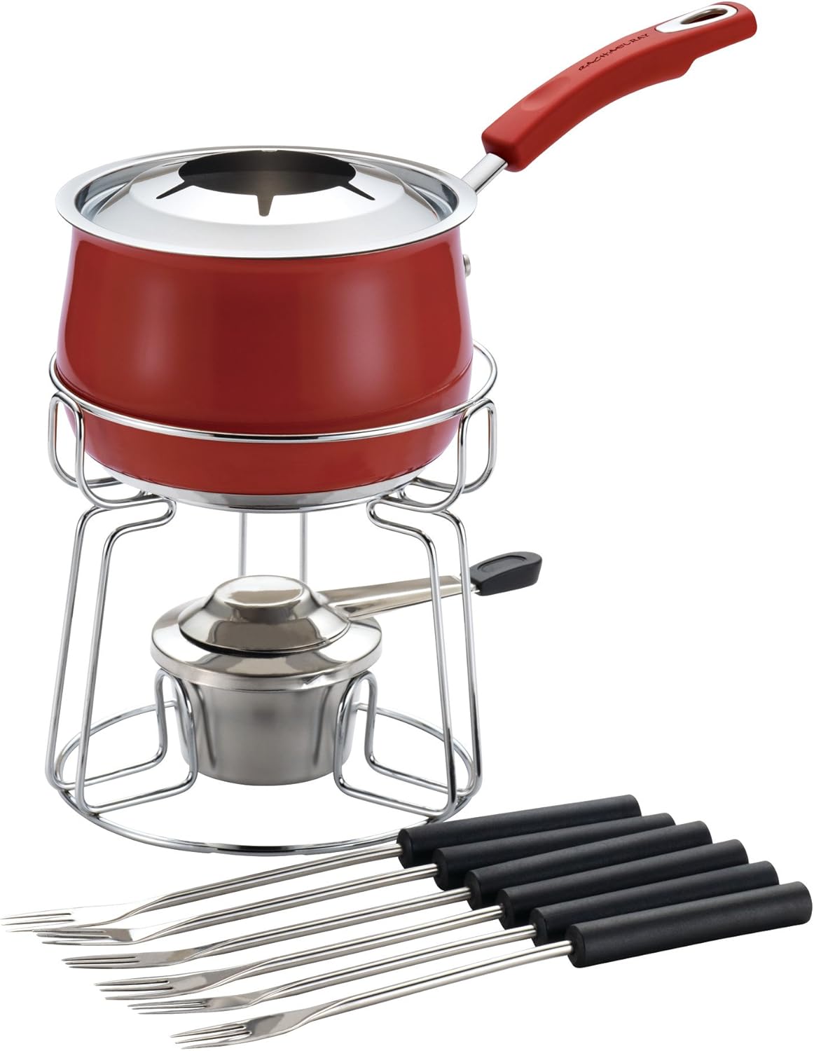 Red Rachael Ray Stainless Steel Fondue Set - Classic Brights Collection