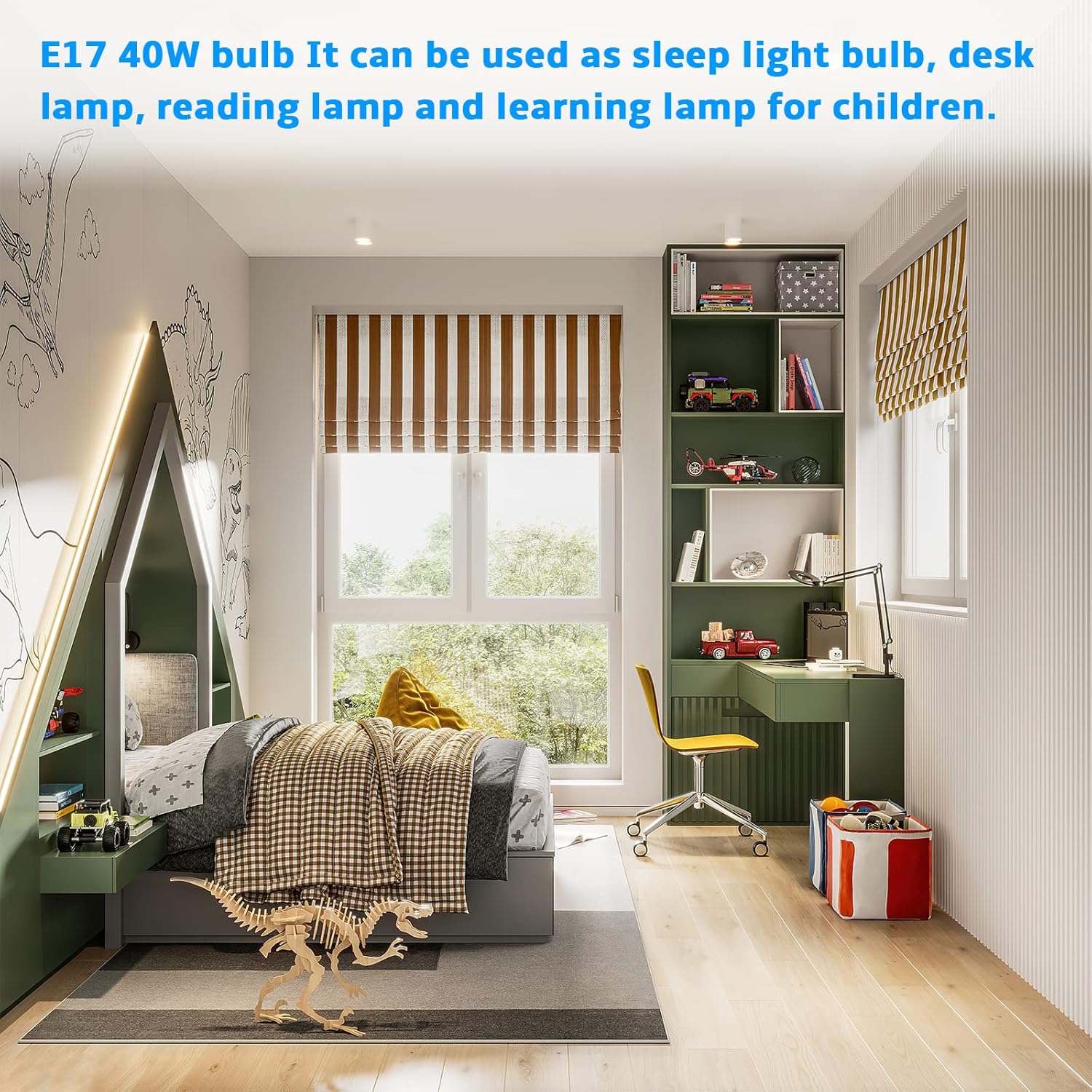 Refrigerator Light Bulb 40W for Frigidaire Kenmore Whirlpool - T8 E17 Replacement Bulb - 1 Pack