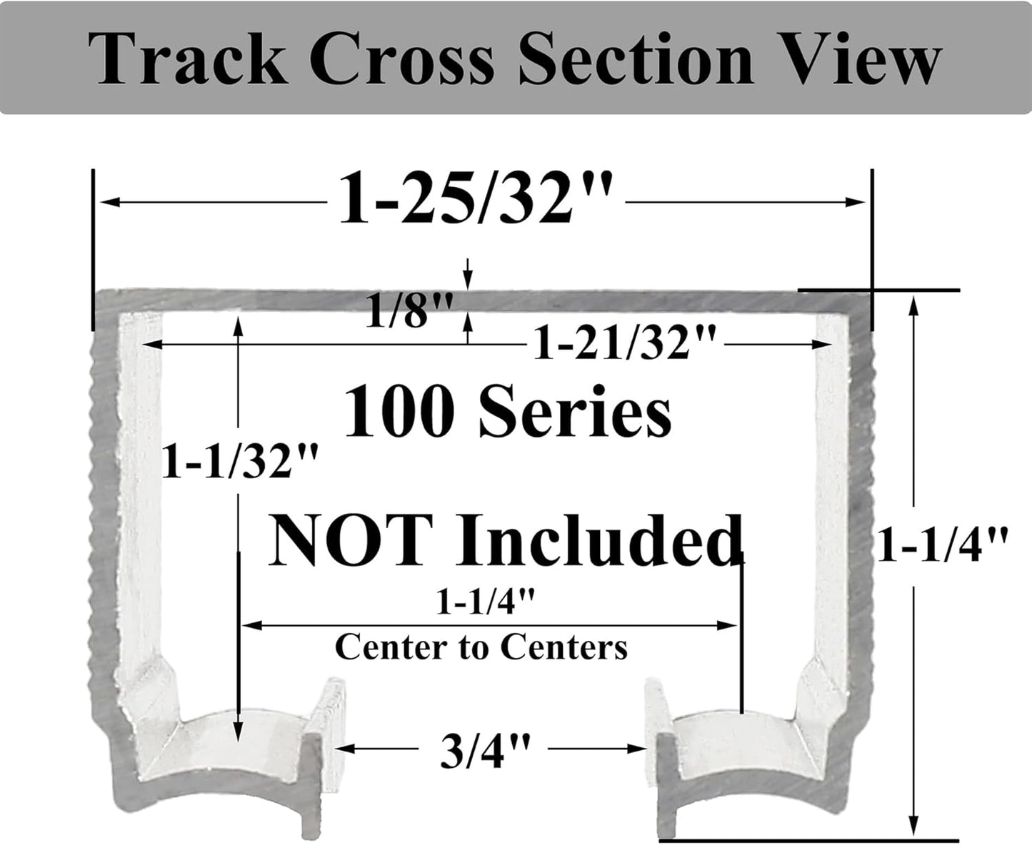 ReigaHood 2 Set Soft Close Pocket Door Hanger Assemblies for Johnson P/N #1060 & #1062 - Compatible with 100, 134F, 138F, 2610F Series Track - 1" Nylon Ball Bearing Tri-Wheel - WildKart