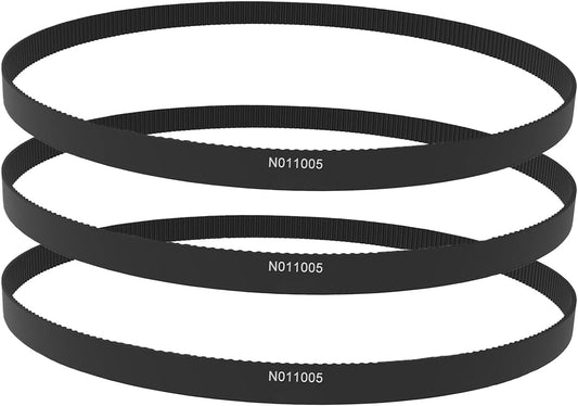 Replacement Air Compressor Drive Belt for Dewalt Porter Cable Craftsman Devilbiss Bostitch - Pack of 3