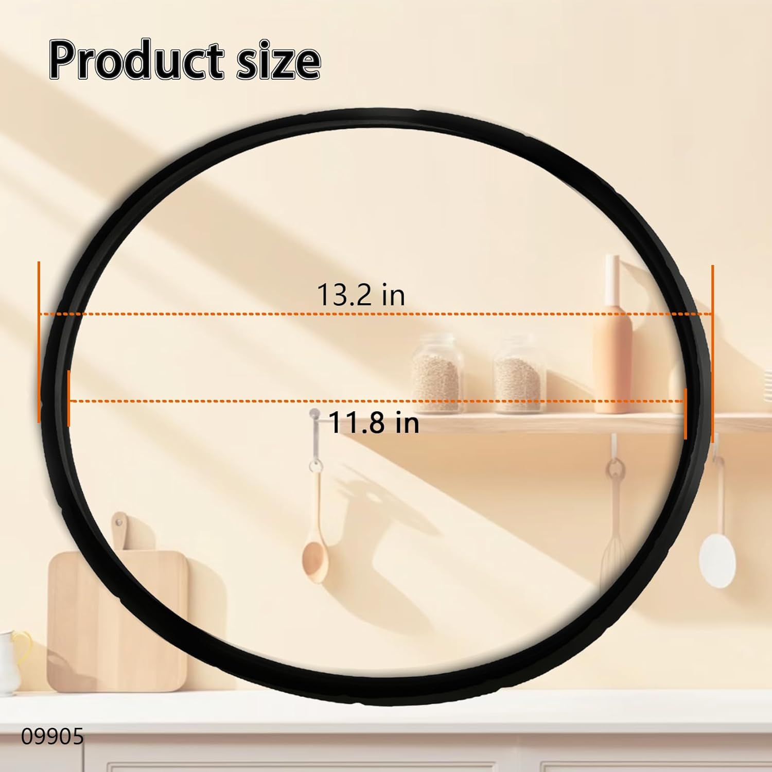 Replacement Gasket for Presto Pressure Canner Models 01710, 01740, 01750, 01770, 01780 - Sealing Ring #33130 for Model 411 and 418 - BKIFU 09905