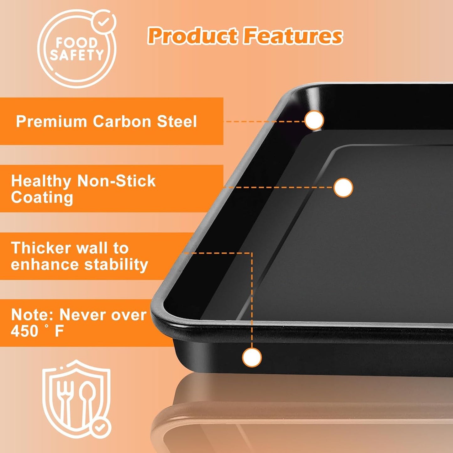 Replacement GWY Air Fryer Grill Pan for Ninja Foodi SP101 SP100 SP1001C SP201, 13x13'' Crisper Plate Tray Rack Accessories