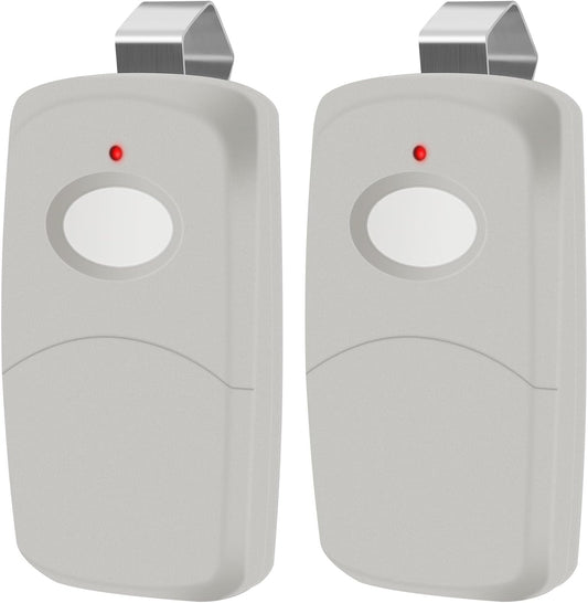 Replacement Remote Transmitter for Multicode Linear 3089 Garage Door Opener - 10 Dip Switch 300mhz - Grey Color