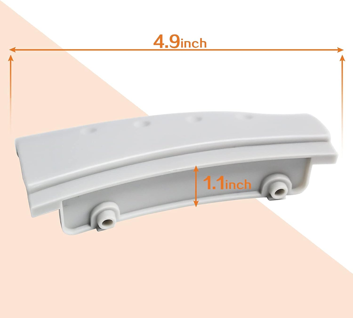 Replacement Washer Door Handle for Whirlpool Duet Models GHW9150PW4 and ghw9400pw4 - ANTOBLE 8181846 EA391617 WP8181846