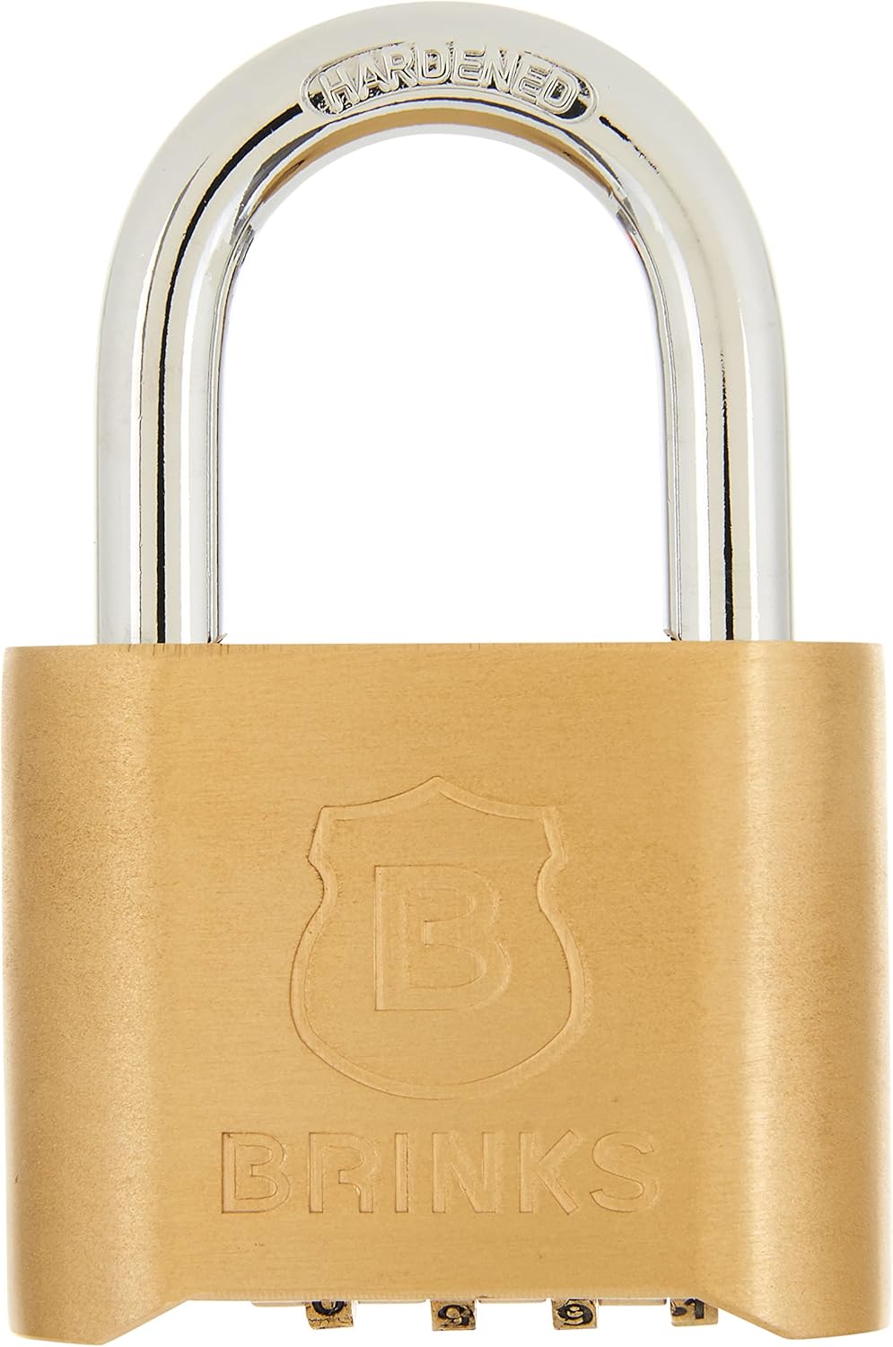 Resettable Combination Lock - Brinks 171-50051 Solid Brass, 48mm - WildKart