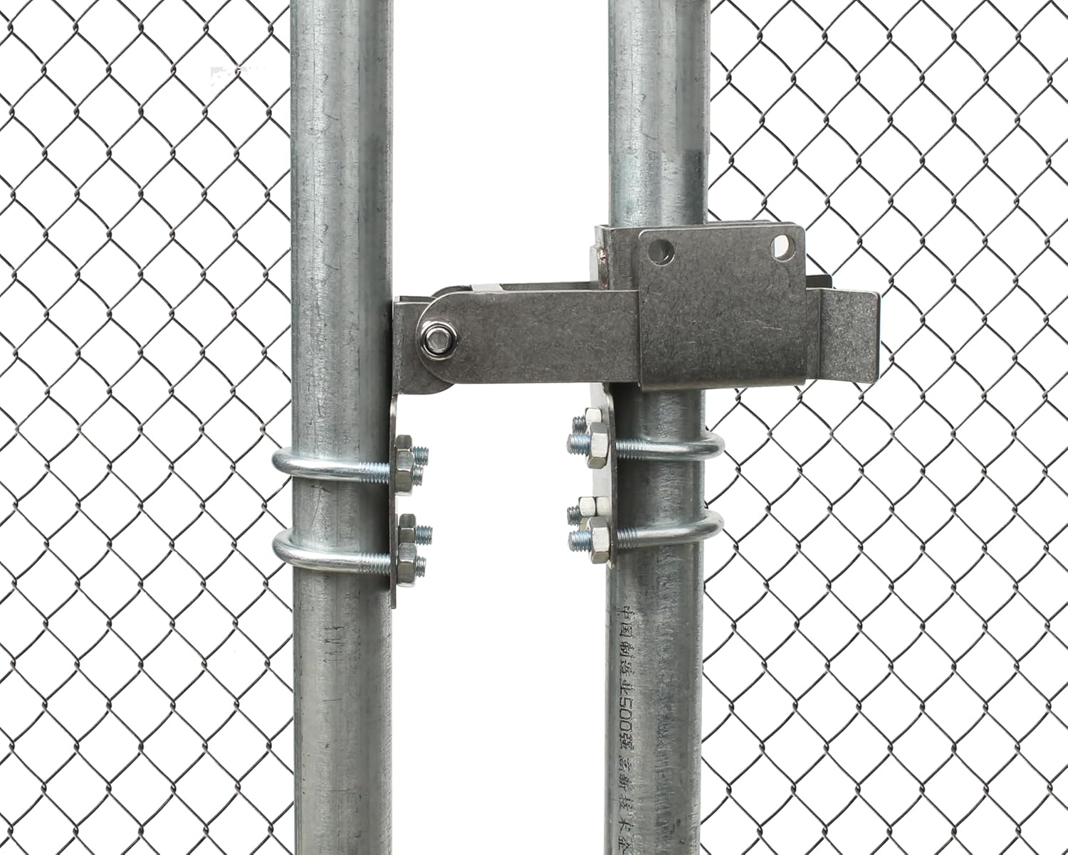 Residential Strong Arm Double Gate Latch for 1-3/8" Gate Frames - Ideal for 2 Gates Swinging Together with 1.7" Minimum Distance